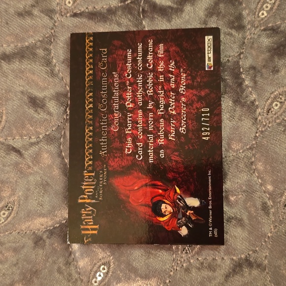 Artbox Harry Potter Authentic Costume Card - Picture 2 of 2
